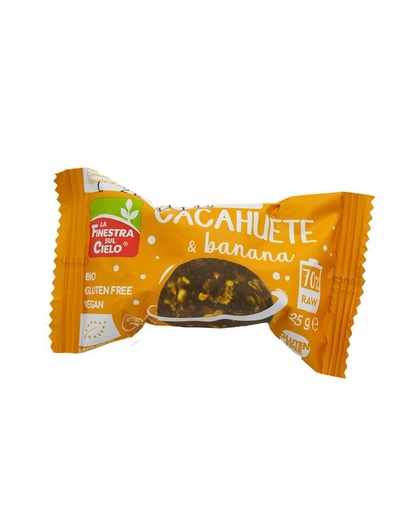 [26864] ENERGY BALL CACAHUETE Y BANANA 25G LA FINESTRA SUL CIELO