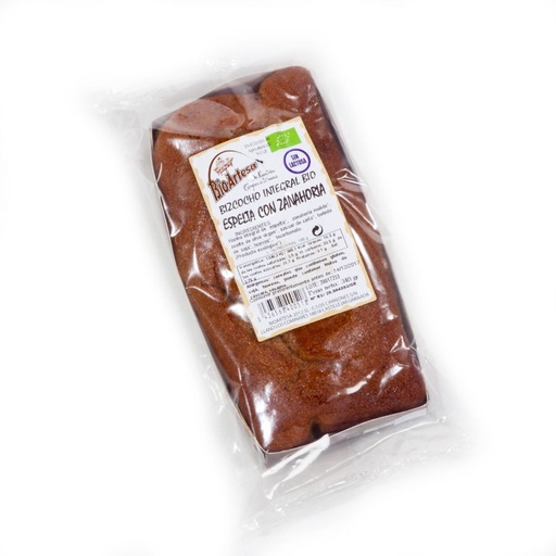 [14476] BIZCOCHO ESPELTA ZANAHORIA SIN LACTOSA 340G BIOARTESA