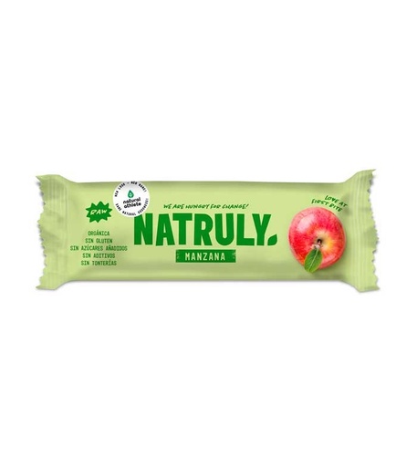 [22065] BARRITA RAW DE MANZANA BIO 40G NATRULY