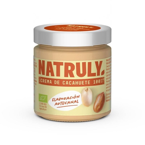 [28019] CREMA DE CACAHUETE BIO 200G NATRULY