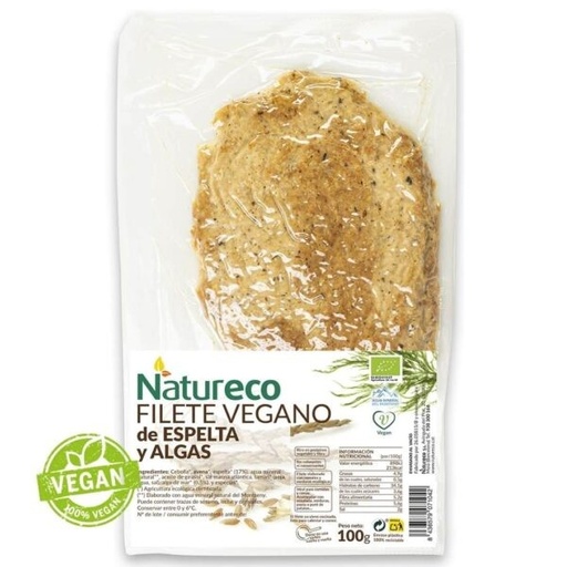 [8342] FILETE VEGANO ESPELTA ALGAS 100G NATURECO