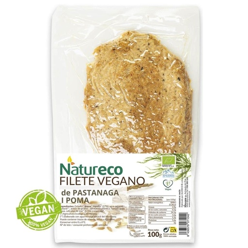 [2558] FILETE VEGANO ZANAHORIA MANZANA 100G NATURECO