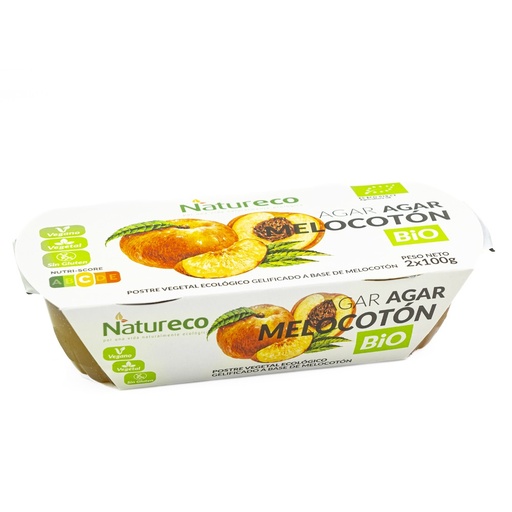 [26880] GELATINA MELOCOTON AGAR AGAR 2*100ML NATURECO